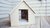 Show in main carousel: K&H Pet Products Birchwood Manor Indoor & Outdoor Wooden Cat House, Natural Wood slide 9 of 11