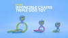Show in main carousel: JW Pet Invincible Chains Triple Dog Toy, Color Varies, Large slide 5 of 6