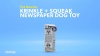 Show in main carousel: Pet Qwerks Krinkle & Squeak Newspaper Stuffing-Free Plush Dog Toy, Large slide 7 of 8