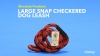 Show in main carousel: Mendota Products Large Snap Checkered Rope Dog Leash, Amber, 6-ft long, 1/2-in wide slide 4 of 4