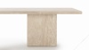 Enzo - Enzo Dining Table, Travertine, 98in