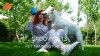 Show in main carousel: GroovyPets Three-Dog Kit 800 Yard Waterproof Long-Life Rechargable Remote Dog Training Shock Collar System slide 10 of 11