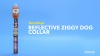 Show in main carousel: Red Dingo Ziggy Nylon Reflective Dog Collar, Zig Zag Black, Small: 9.5 to 14-in neck, 5/8-in wide slide 9 of 10