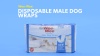 Show in main carousel: Wee-Wee Disposable Male Dog Wraps, X-Small/Small: 13 to 20-in waist, 36 count slide 10 of 12