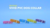 Show in main carousel: Red Dingo Vivid PVC Dog Collar, Orange, Large: 16 to 20-in neck, 1-in wide slide 7 of 8