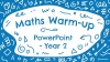 Maths Warm Ups Interactive PowerPoint - Year 2