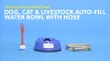 Show in main carousel: The Easy-Clean Water Bowl Dog, Cat & Livestock Auto-Fill Water Bowl with Hose, 32-oz, 5-ft Hose slide 8 of 10
