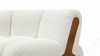 River - River Sectional, Crescent, Pearl Boucle