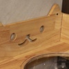 Show in main carousel: PETOMG Spaceship Corner Cat Wall Shelf, Wood Color, Medium slide 7 of 7