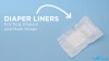 Show in main carousel: Paw Inspired Dog Diaper Pad Liners for Covers & Washable Dog Diapers, 30 count slide 7 of 8