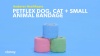 Show in main carousel: Andover Healthcare PetFlex Paw Print Dog, Cat & Small Animal Bandage, Blue Paws, 1 count slide 5 of 6