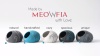 Show in main carousel: Meowfia Premium Felt Cat Cave Bed, Medium, Aquamarine slide 10 of 11