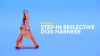 Show in main carousel: Pawtitas Nylon Reflective Step In Back Clip Dog Harness, Red, Medium: 20 to 28-in chest slide 8 of 11