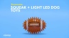 Show in main carousel: Gnawsome Squeak & Light LED Soccer Ball Dog Toy, Color Varies, Small slide 5 of 6