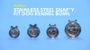 Show in main carousel: MidWest Stainless Steel Snap'y Fit Dog Kennel Bowl, 8 cup slide 7 of 8