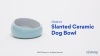 Show in main carousel: Frisco Slanted Ceramic Dog Bowl, Blue, Medium: 4 cup slide 6 of 7