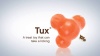 Show in main carousel: West Paw Zogoflex Large Tux Tough Treat Dispensing Dog Chew Toy, Granny Smith slide 8 of 9