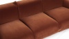 Marenco - Marenco Three Seater Sofa, Spice Velvet