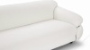 Sesann - Sesann Three Seater Sofa, White Boucle