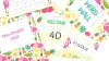 Tropical Paradise - Letters and Numbers Bunting