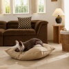 Show in main carousel: Allisandro Wear-Resistant Sherpa Orthopedic Pillow Dog Bed, Beige, Jumbo slide 9 of 9
