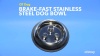 Show in main carousel: QT Dog Brake-Fast Non-Skid Stainless Steel Dog & Cat Bowl, 2-cup slide 6 of 7