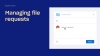 How to create and manage Dropbox file requests