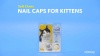 Show in main carousel: Soft Claws Nail Caps for Kittens, 40 Count, Kitten, Clear slide 8 of 10