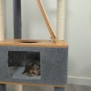 Show in main carousel: FurHaven Ascentials Royal Suite Cat Tree, Bamboo/Gray, 68-in slide 10 of 11