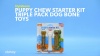 Show in main carousel: Nylabone Puppy Starter Kit Chicken & Bacon Puppy Chew Toys & Treat, Small, 3 count slide 9 of 12