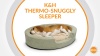 Show in main carousel: K&H Pet Products Thermo-Snuggly Sleeper Heated Dog Bed, Sage/Tan, Medium  slide 11 of 12