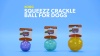 Show in main carousel: KONG Squeezz Crackle Ball for Dogs, Color Varies, Large slide 9 of 11