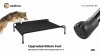 Show in main carousel: Veehoo Cooling Elevated Dog Bed with Guardrail & Headrest, Black Sliver, Medium slide 10 of 11