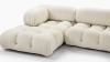 Bellini Sectional - Bellini Sectional, Left Chaise, White Boucle