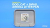 Show in main carousel: Puppy Pan Dog, Cat & Small Animal Litter Pan, Large, Tan slide 5 of 6