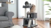 Show in main carousel: PAWZ Road Multi-Level 34-in Polyester Cat Tree Tower with Double Condos, Medium, Gray slide 8 of 8
