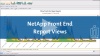 NetApp Front End Report Views