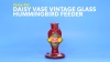 Show in main carousel: Perky-Pet Daisy Vase Vintage Glass Hummingbird Feeder, Red slide 10 of 11