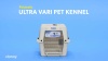 Show in main carousel: Petmate Ultra Vari Dog & Cat Kennel, Bleached Linen, 21 inches, up to 15-lbs slide 6 of 9
