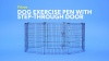 Show in main carousel: Frisco Dog & Small Pet Wire Exercise Pen with Step-Through Door, Black, 48-in slide 10 of 11