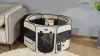 Show in main carousel: Petsfit Portable Waterproof Bottom Dog Playpen with Zipper Removable Mesh Top Cover, Black, Medium: 36 x 36 x 21-in slide 9 of 10