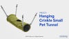 Show in main carousel: Frisco Forest Plush Small Pet Hanging Tunnel, Green slide 5 of 6