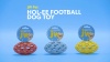 Show in main carousel: JW Pet Hol-ee Football Dog Toy, Color Varies, Medium slide 5 of 7