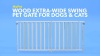 Show in main carousel: MyPet Wood Extra-Wide Swing Pet Gate for Dogs & Cats slide 6 of 7