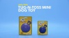 Show in main carousel: Jolly Pets Tug-n-Toss Mini Dog Toy, Blue, 4-in slide 5 of 6