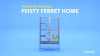 Show in main carousel: Prevue Pet Products Feisty Ferret Home, Black Hammertone slide 10 of 11