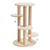 Show in main carousel: Two By Two The Fir 36.2-in Faux-Fleece Cat Tree, Beige slide 4 of 4