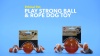 Show in main carousel: Ethical Pet Play Strong Ball & Rope Tough Dog Chew Toy, 3.75-in slide 3 of 4