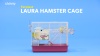 Show in main carousel: Ferplast Laura Hamster Cage, Violet slide 8 of 9