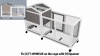 Show in main carousel: Petscosset Indoor Two-Story Rabbit Hutch with Wheels, Gray, 55-in slide 10 of 11